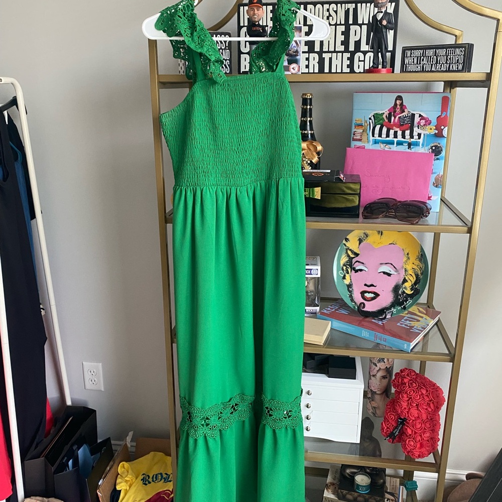 Amazon Green Maxi Dress